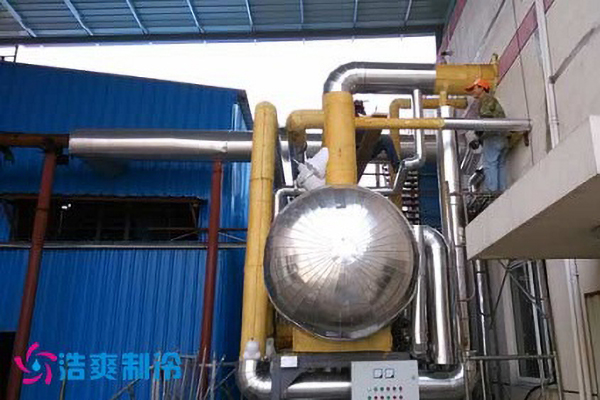 图示:大娘冷库改造后新制冷系统的安装